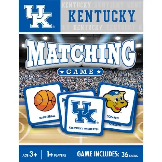 MasterPieces Officially Licensed NCAA Kentucky Wildcats Matching Game for Kids and Families image {1}