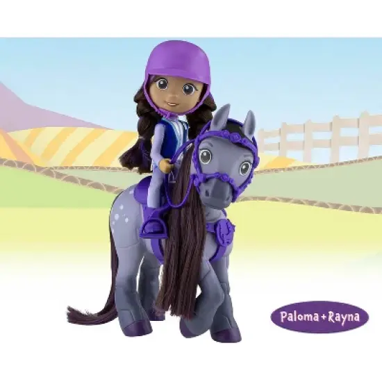Breyer Animal Creations Breyer Pipers Pony Tales Horse & Rider Playset | Paloma & Rayna image {2}