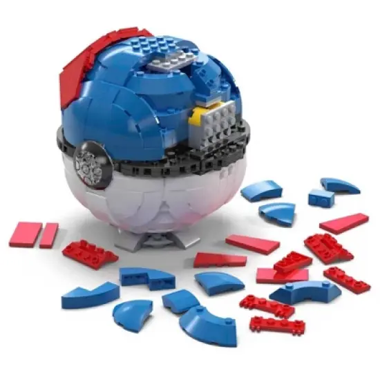 MEGA Pokemon Jumbo Great Ball Building Kit with Lights - 299pcs image {1}