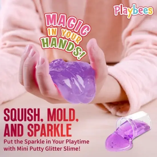 Playbees Glitter Mini Putty 48PK image {1}