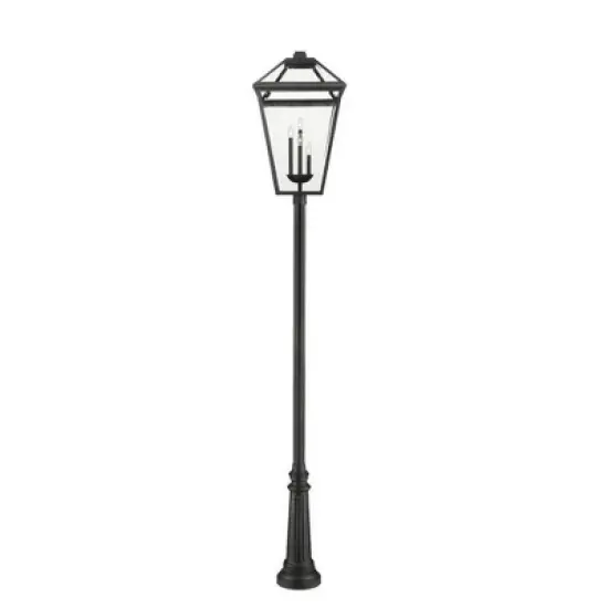Z-Lite Talbot 4 - Light Post Light in  Black image {1}