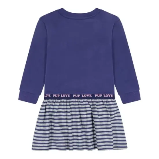 Andy & Evan Toddler  Paw Patrol Pup Love Two-Fer Dress Blue, Size 2T image {2}