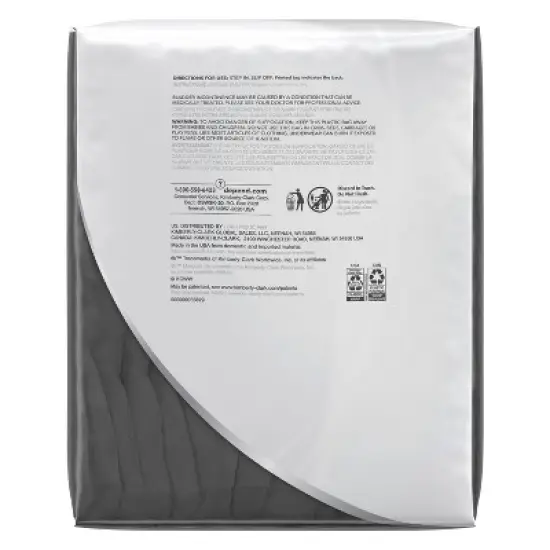 Depend Silhouette Incontinence & Postpartum Underwear for Women - Maximum Absorbency - Black image {8}