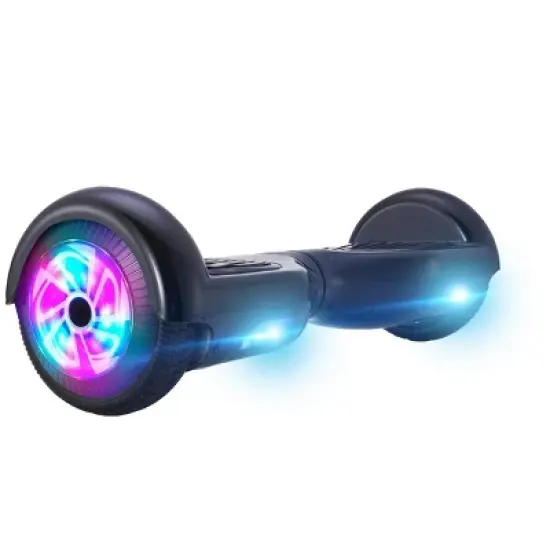 GlareWheel M2 Hoverboard Light Up Wheels Bluetooth Black image {1}