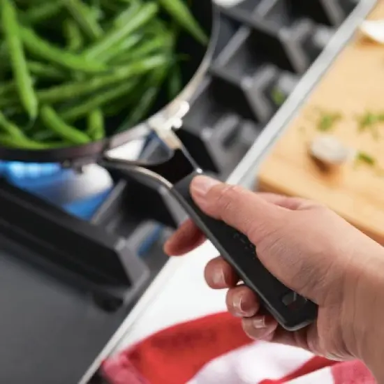 KitchenAid 2pk Stainless Steel Nonstick Skillets Light Silver image {3}