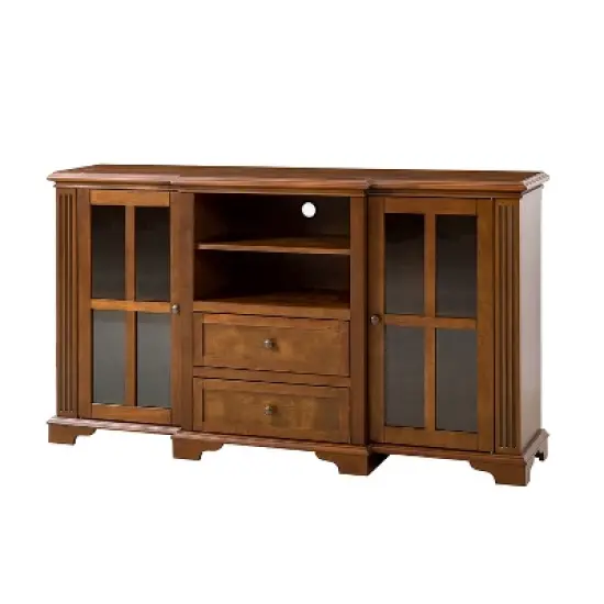 Cedric Living Room TV Stand for TVs up to 65" with 2 Drawers and shelf | KARAT HOME image {12}