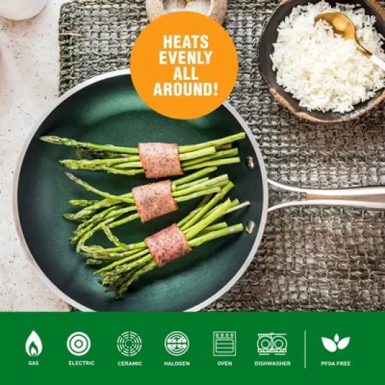 Granitestone Emerald 10" Nonstick Fry Pan with Stay Cool Handle image {6}