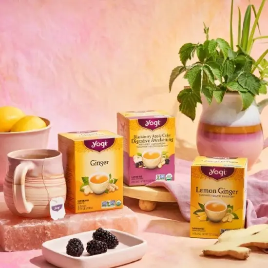 Yogi Tea Lemon Ginger Tea Bags - 16ct image {4}