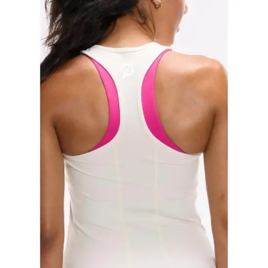 Peloton Women's Cadent Slim Racerback Tank, Pearl image {3}