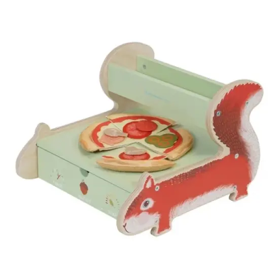 Manhattan Toy Nutty Squirrel Pizzeria Toddler & Kids Pretend Play Cooking Toy Set image {9}