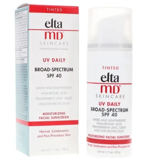 EltaMD UV Daily Broad-Spectrum SPF 40 Tinted Moisturizing Facial Sunscreen 1.7 oz image {5}