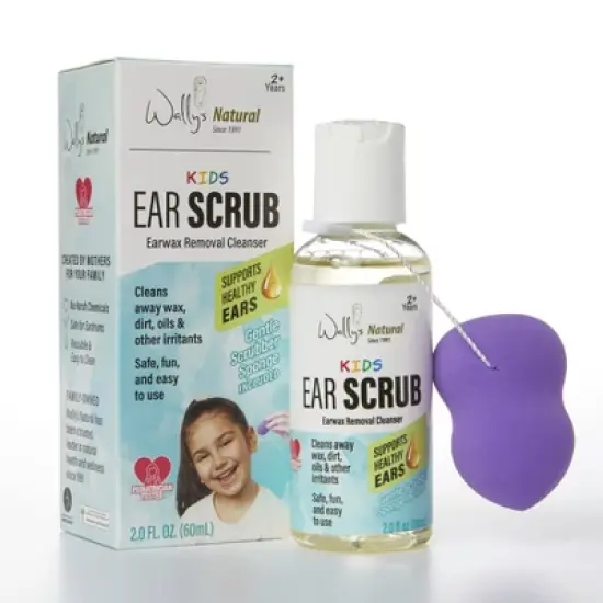 Wally's Natural Kids' Ear Scrub Liquid - 2oz image {1}