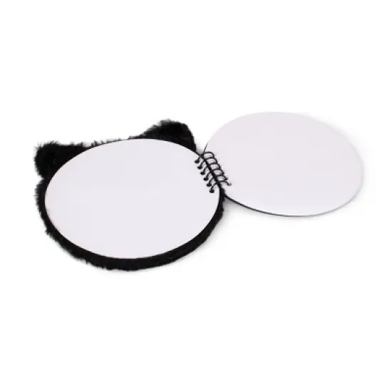 Fuzzy Chunky Notebook Black Cat - Bullseye's Playground&trade; image {1}