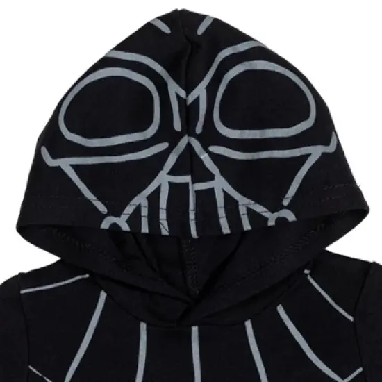Star Wars Darth Vader Baby Short Sleeve Romper Darth Vader 0-3 Months image {1}