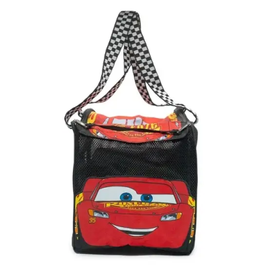 Buckle-Down Pet Carrier - Disney Cars Lightning McQueen Car image {2}
