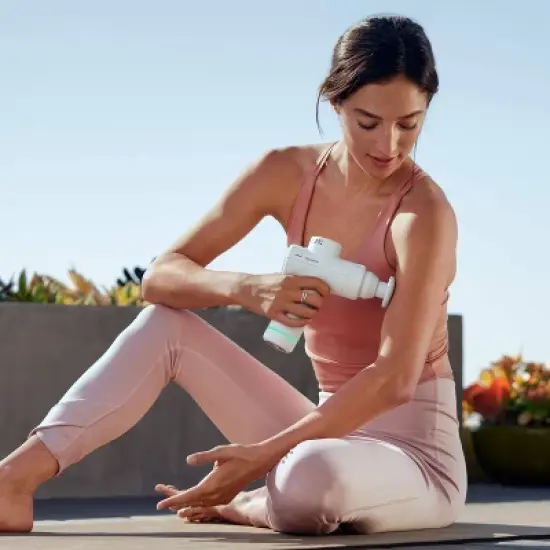 Hyperice Hypervolt GO 2 Percussion Massage Device - White image {1}