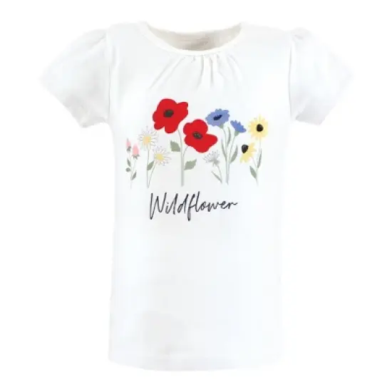 Hudson Baby Girl Short Sleeve T-Shirts, Wildflowers image {6}