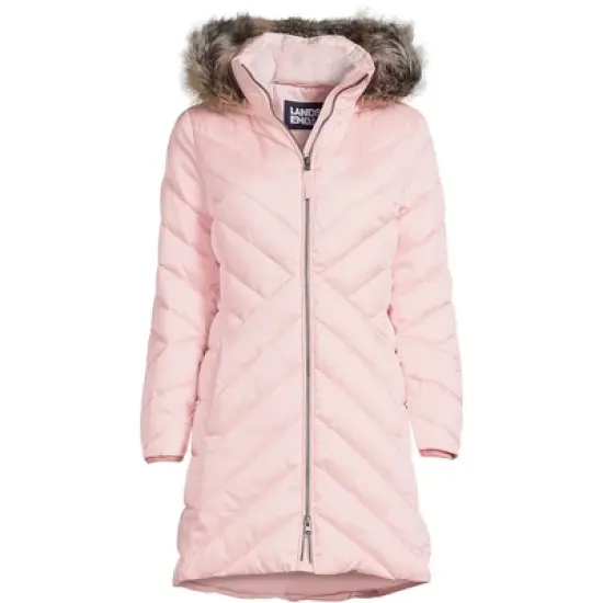 Lands' End Women's Insulated Cozy Fleece Lined Primaloft Coat image {6}