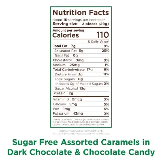 Russell Stover Sugar Free Candy Assorted Caramels - 15.3oz image {4}