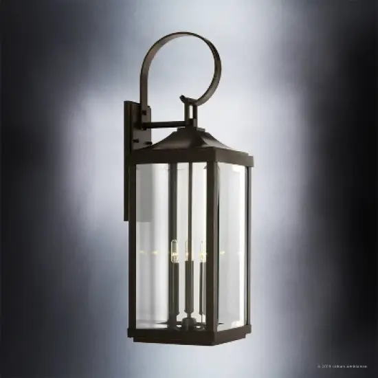 Urban Ambiance Luxury Colonial Outdoor Wall Light,  30-5/8" x 9-1/2",  Olde Bronze Finish, UHP1194 image {3}