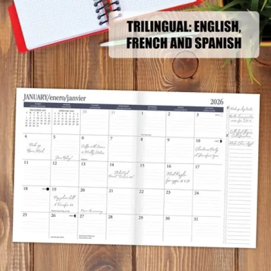 Willow Creek Press Marvelous Time Academic July 2025 - June 2026 7.5"x9.5" Booklet Monthly Planner image {2}