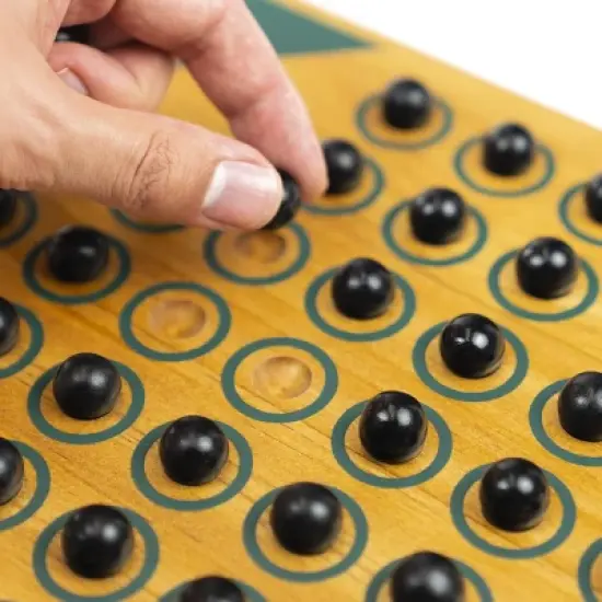 Professor Puzzle USA, Inc. Solitaire | Classic Wooden Family Board Game image {2}