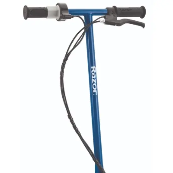 Razor E125 Kids Ride On 24V Motorized Battery Powered Electric Scooter Toy, Speeds up to 10 MPH with Brakes, and 8" Pneumatic Tires for Ages 8+, Blue image {1}