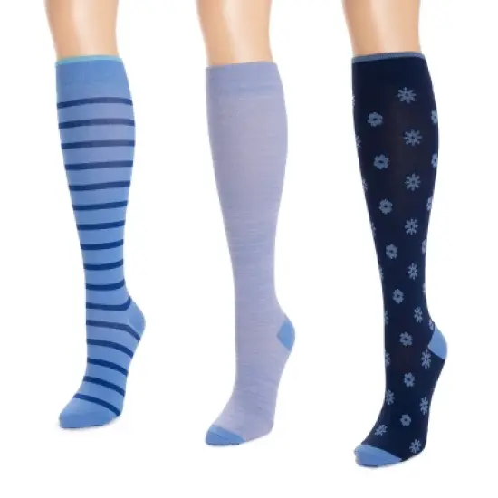MUK LUKS Women's 2 Pair Pack Compression Socks image {3}