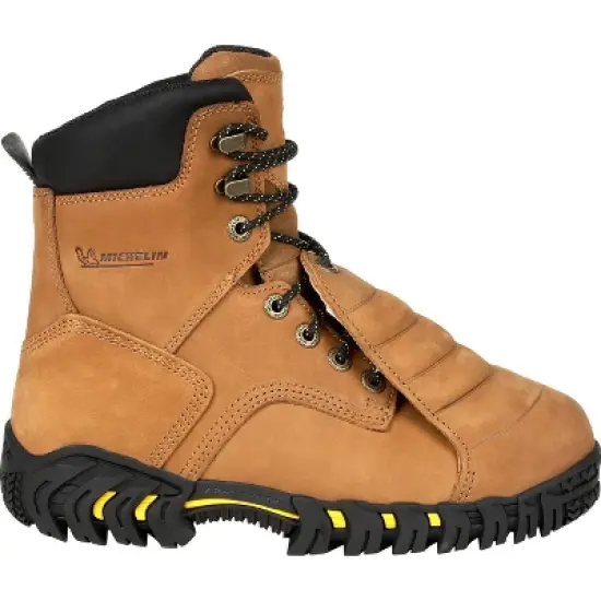 Men's Michelin Pilot Sledge Toe Metatarsal Work Boots, XPX781, Brown image {6}