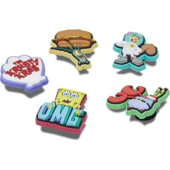 Crocs Jibbitz Spongebob Shoe Charms 5-Pack image {1}
