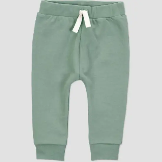 Carter's Just One You&reg; Baby Boys' 2pc Quilted Hooded Sweatshirt & Jogger Pants Set - Green image {1}