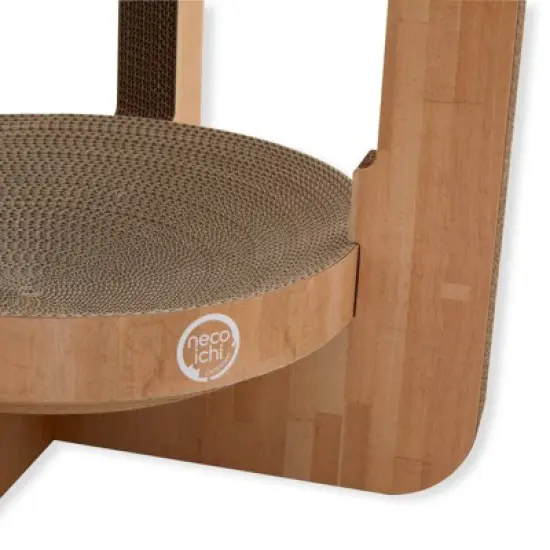 Necoichi Cozy Tower Cat Scratcher - Light Brown image {3}