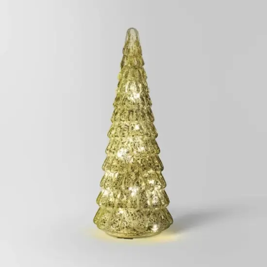 15" Christmas Mercury Glass Tiered Classic Tree Decor - Wondershop&trade; image {5}