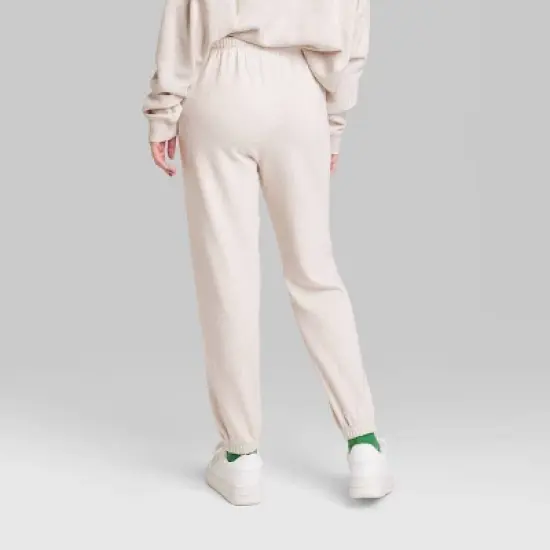 Women's Ascot + Hart Beverly Hills Graphic Joggers - Beige image {2}