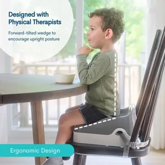 Upseat Boost Ergonomic Toddler Booster Seat - Gray image {7}