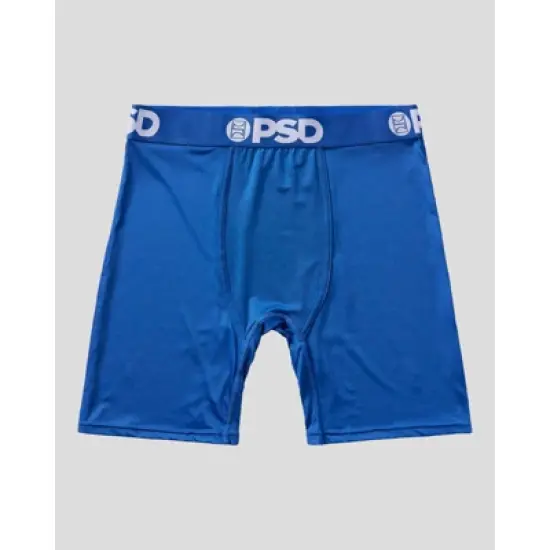 PSD Men's Smiley Print Boxer Briefs 2pk - White/Royal Blue/Yellow image {2}