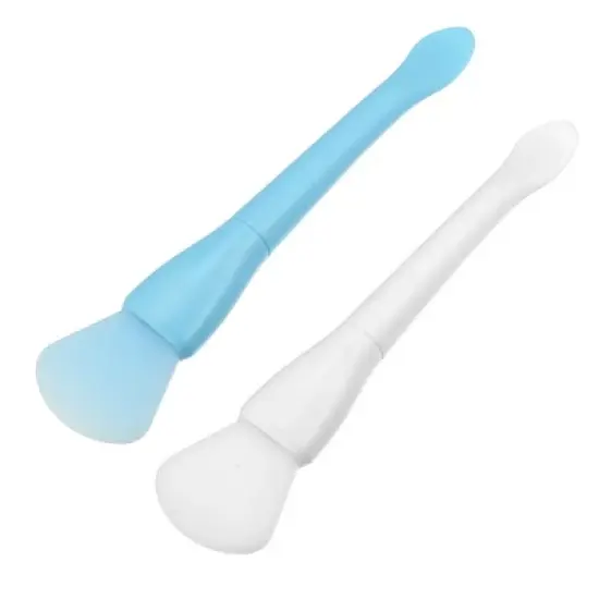 Unique Bargains Silicone Face Mask Brushes Face Mask Applicator Brushes Soft Silicone Brushes 2Pcs image {8}
