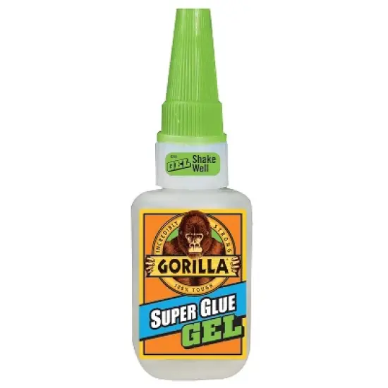 Gorilla Glue .53oz Clear Gel: Fast Drying Super Glue for Wood, Leather, Metal, Rubber, Paper, Ceramics, Plastic image {2}
