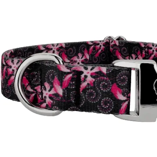 Country Brook Petz Premium Pink Honeysuckle Breeze Dog Collar image {3}