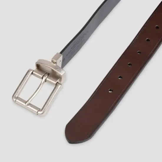 Men's Casual Reversible Belt - Goodfellow & Co&trade; Brown image {2}