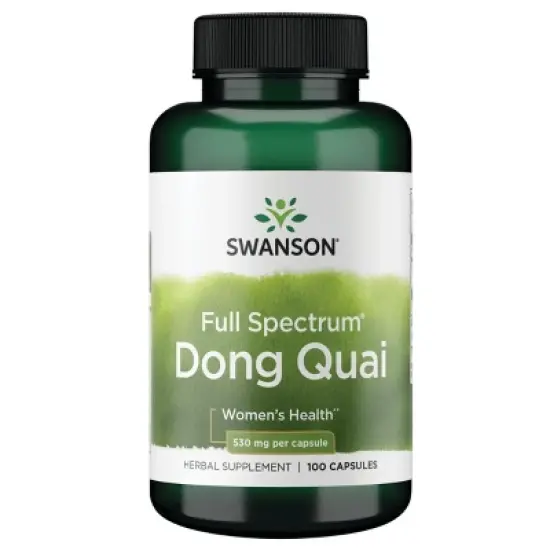 Swanson Herbal Supplements Full Spectrum Dong Quai 530 mg Capsule 100ct image {6}