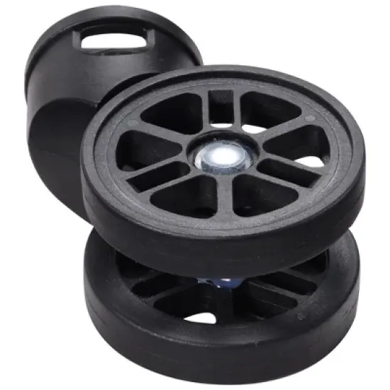 Byootique 2Pcs 2" Swivel Replacement Wheels 360 Degree Rotate Caster for AW Makeup Case image {2}