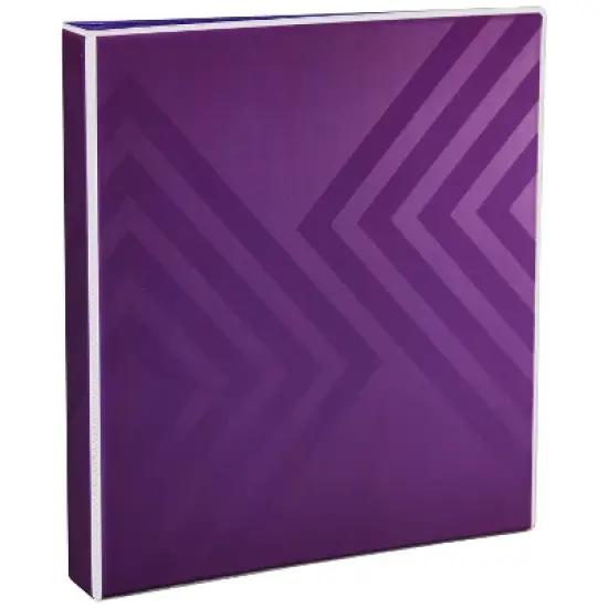 Avery Dual Effect Heavy-Duty 3 Ring Binder, 1 Inch Slant Rings, Plum Purple Binder (03219) image {9}
