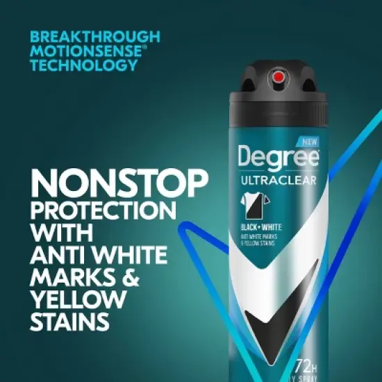 Degree Ultraclear Black + White 72 Hour Antiperspirant & Deodorant Spray Fresh Scent - 3.8oz/2ct image {1}