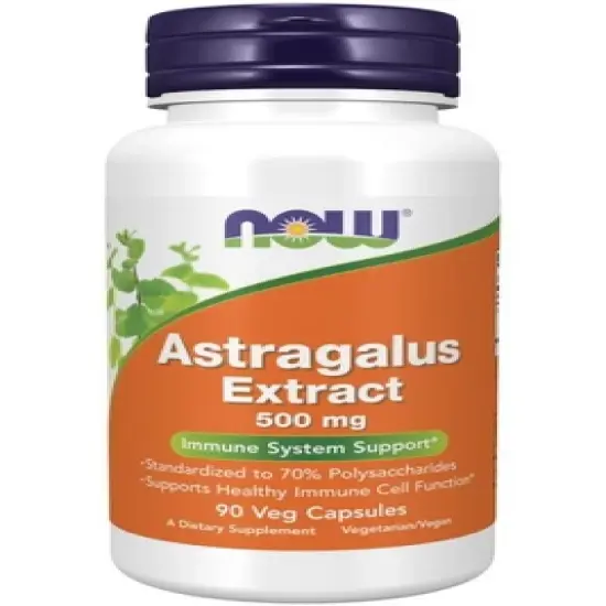 Astragalus 500mg by Now Foods  -  90 VegCap image {2}