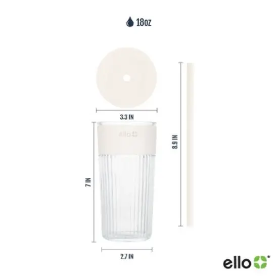 Ello Ava 18oz Straw Tumbler image {3}