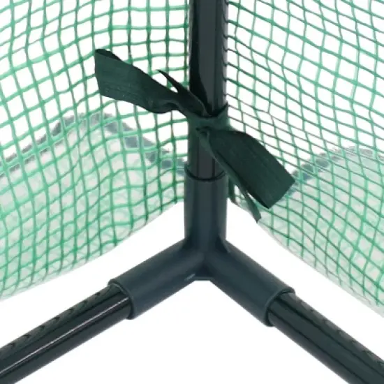 Sunnydaze Outdoor Portable Plant Shelter Mini Greenhouse with Double Zipper Doors and Cover - Green image {4}