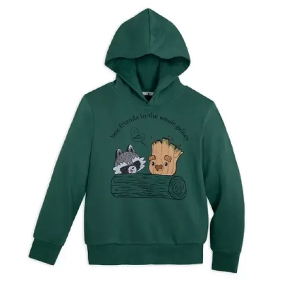 Boys' Youth Marvel Guardians of the Galaxy Groot Pullover Sweatshirt - Green - Disney Store image {5}