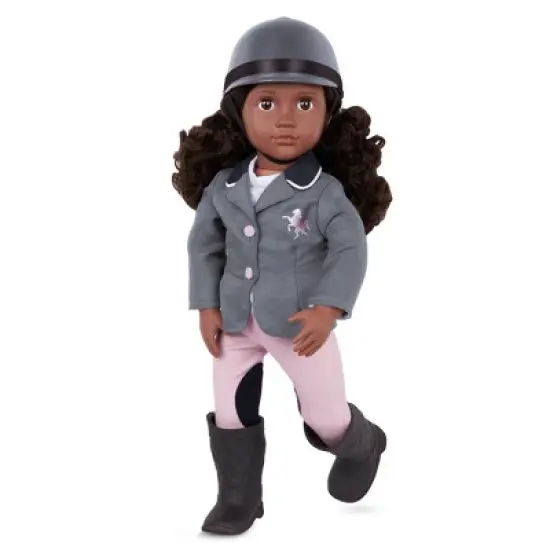 Our Generation Rashida Posable 18" Horseback Riding Doll & Storybook image {1}