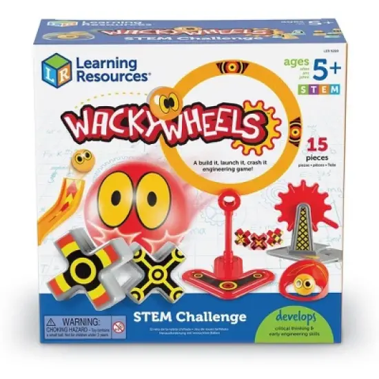 Learning Resources Wacky Wheels STEM Challenge, 15 Pieces image {4}